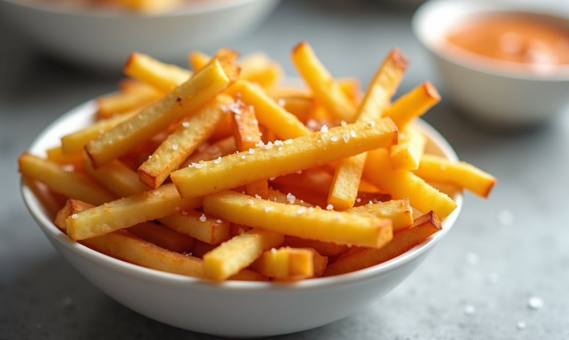 Art de la frite : usage de la pomme de terre Charlotte pour des frites dorées