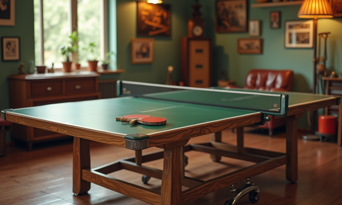 L’évolution des matériaux des tables de ping-pong au fil des décennies