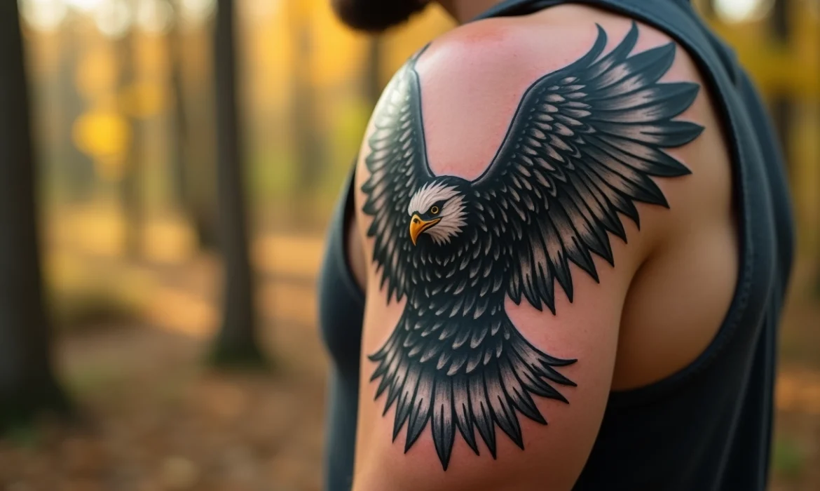 Périple mystique à travers la signification du tatouage d’aigle