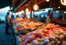 Saveurs océanes et terroir au marché du Cap-Ferret